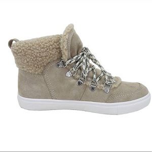 JELLYPOP ANTARCTIC Taupe High-Top Sneaker Booties
